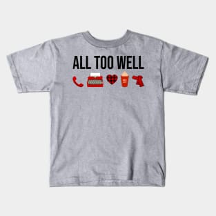 All Too Well Collage Taylor Swift Kids T-Shirt